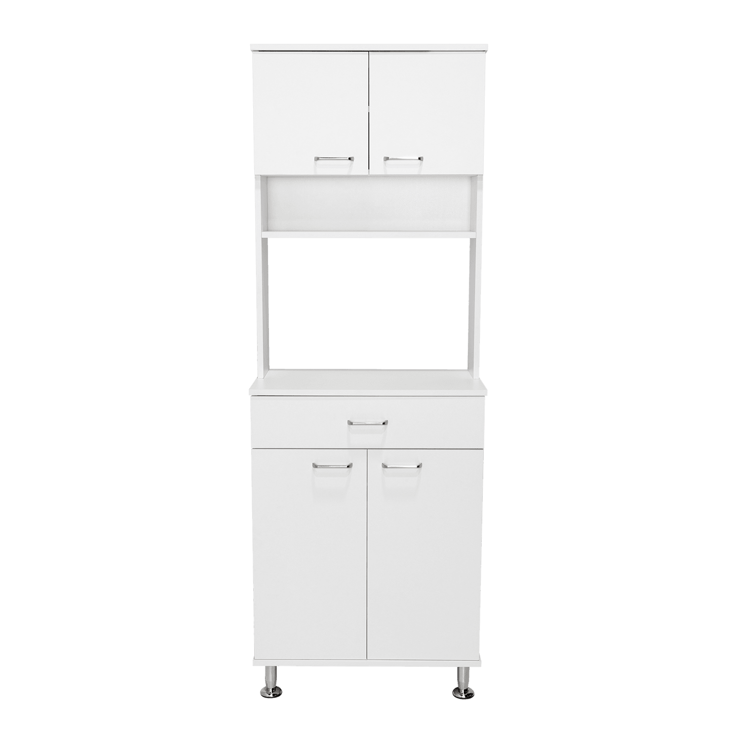 Alacena Bagan, Blanco, con Un Cajón Organizador - VIRTUAL MUEBLES