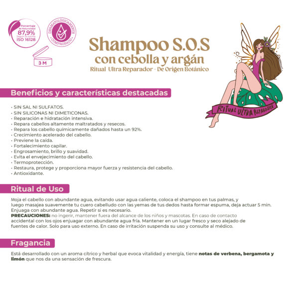 SHAMPOO S.O.S CON CEBOLLA