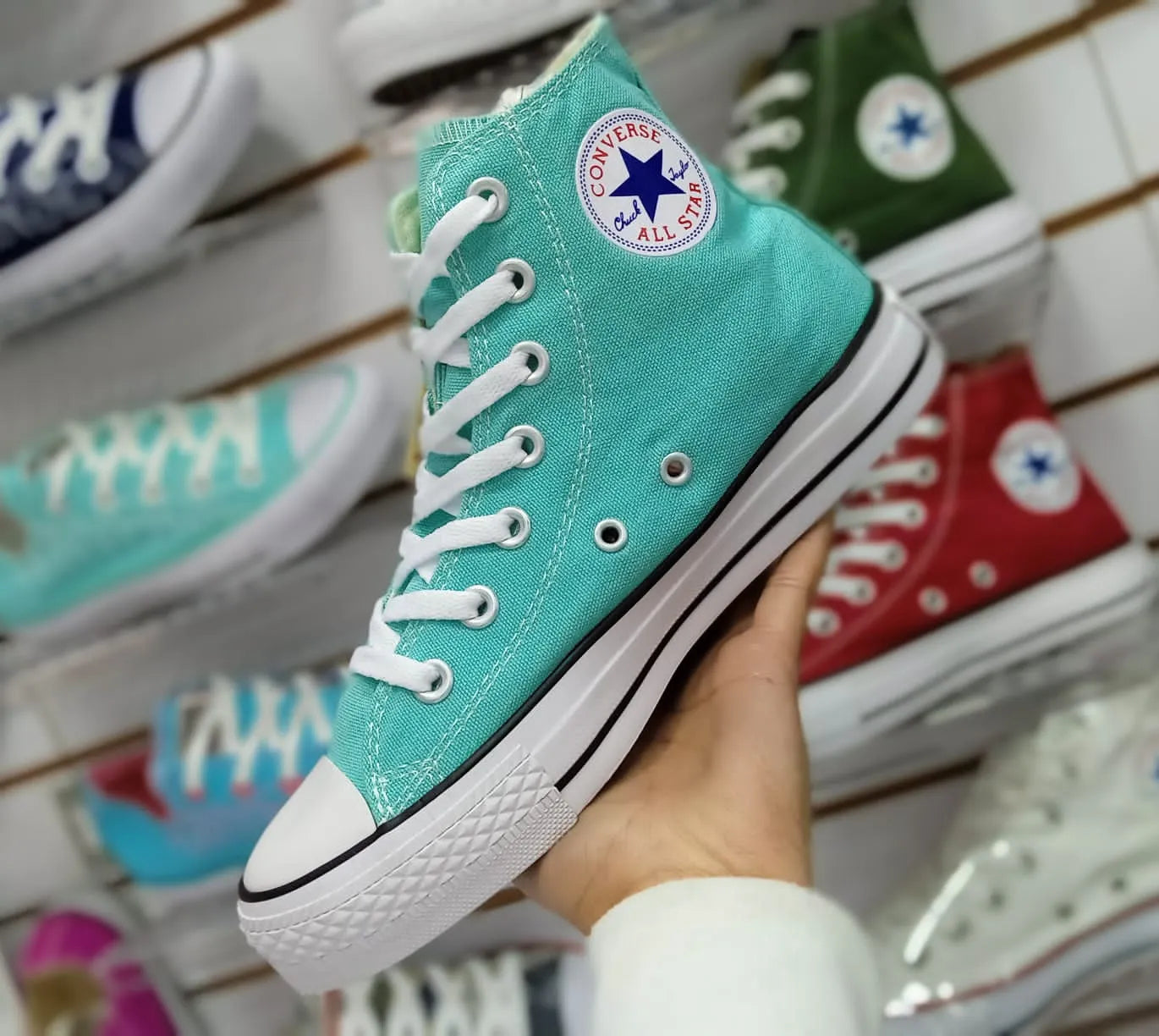 Converse bota verdes sale