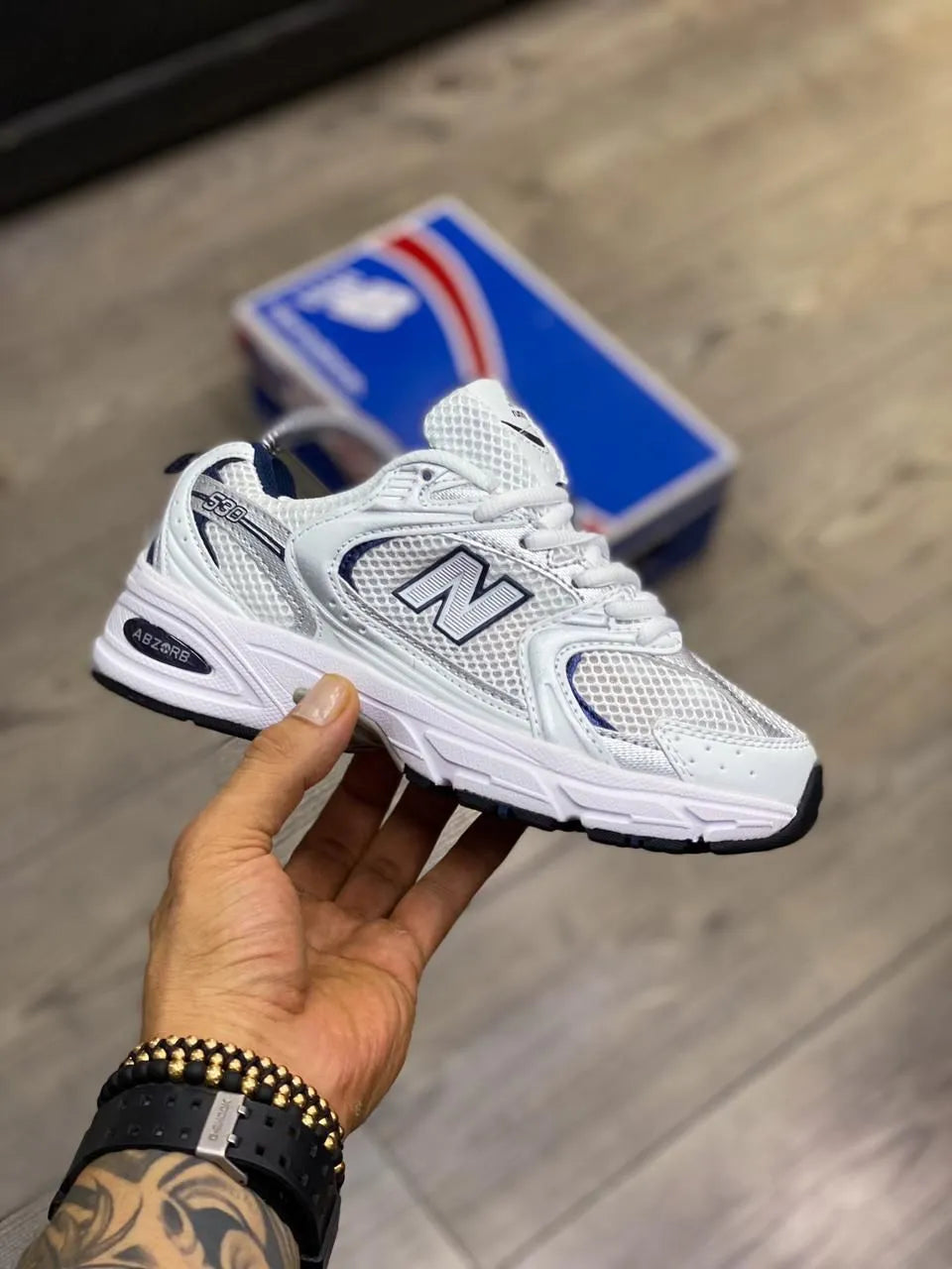 New balance blancos online