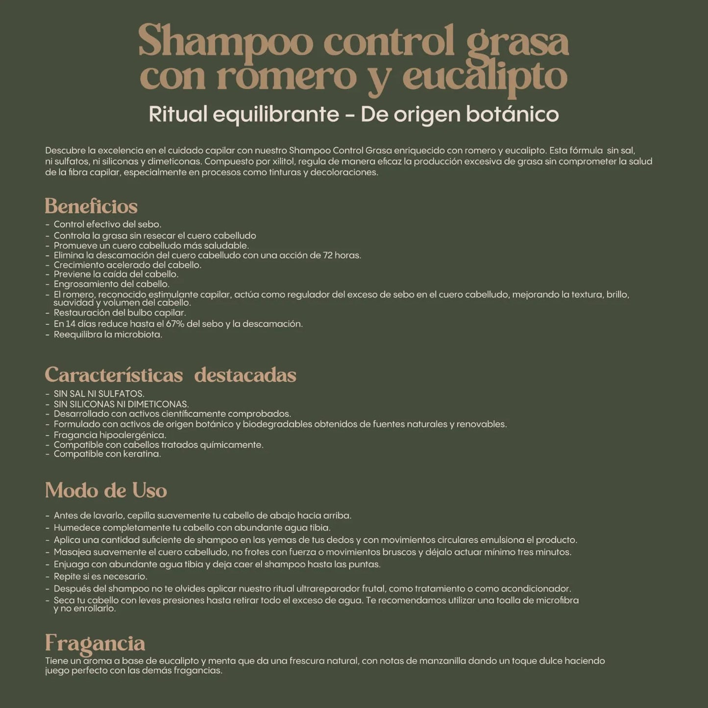 SHAMPOO CONTROL GRASA DE ROMERO