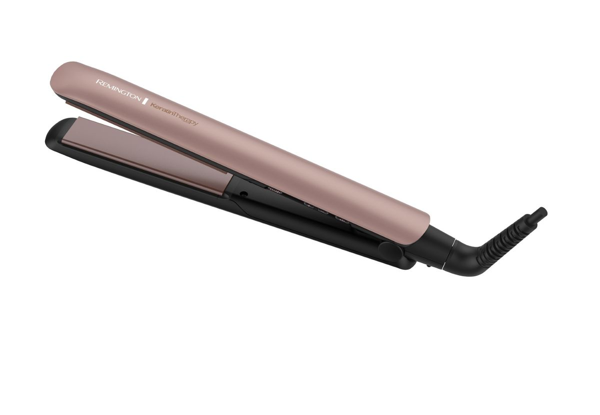Plancha Alisadora Remington Keratina y Aceite de Argán
