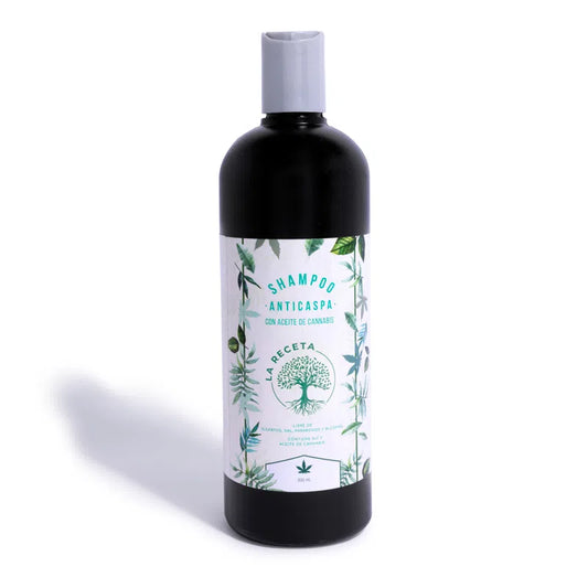 SHAMPOO ANTICASPA LA RECETA 500 ML