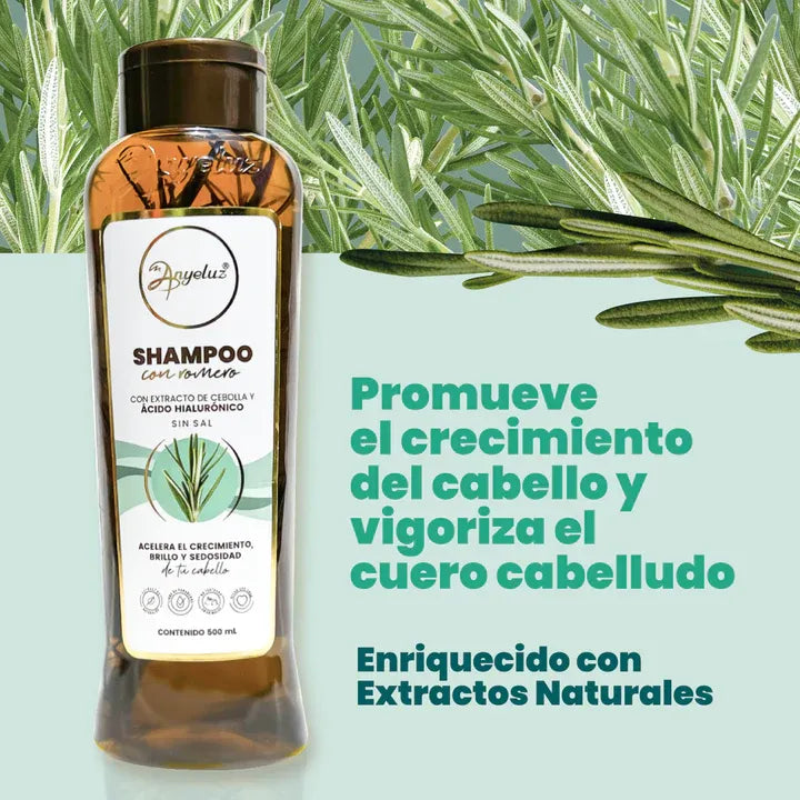 SHAMPOO CON ROMERO ANYELUZ X 500 ML