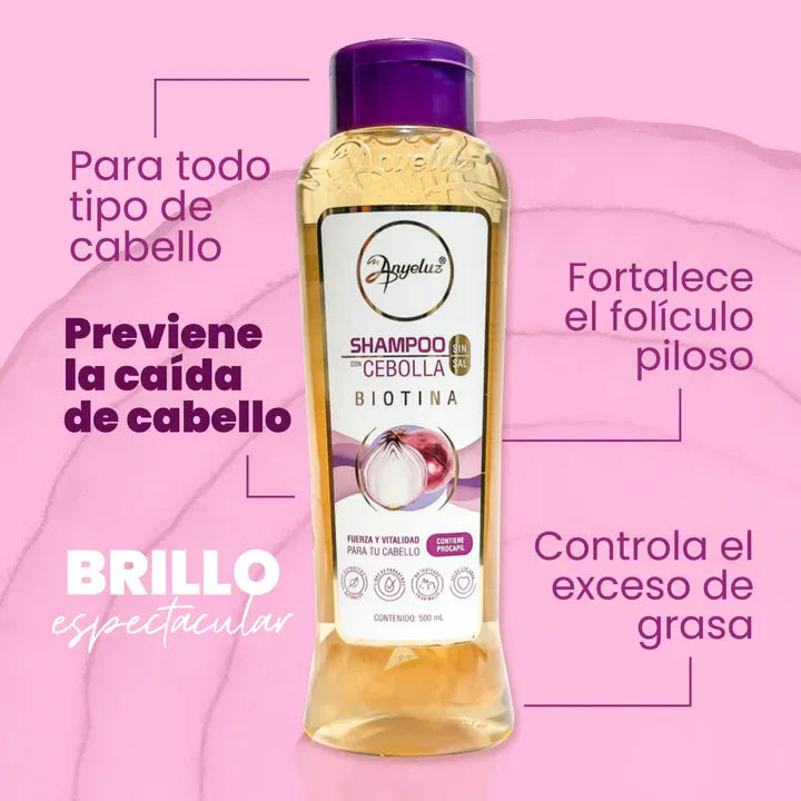 SHAMPOO CON CEBOLLA ANYELUZ X 500ML