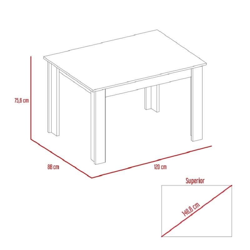 Comedor Estrella color Beige para Cocina o Sala.