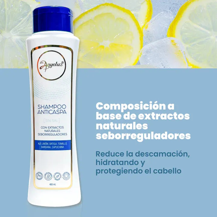 SHAMPOO ANTICASPA ANYELUZ X 400 ML