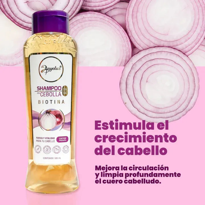 SHAMPOO CON CEBOLLA ANYELUZ X 500ML