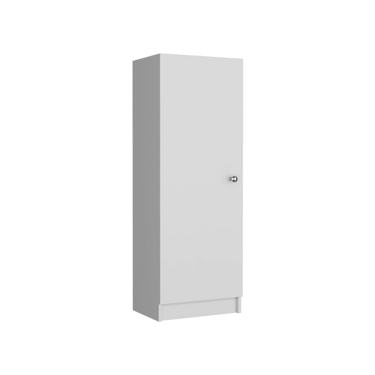 Alacena Nadir, Blanco, con Una Puerta y Amplio Espacio de Almacenamiento ZF - VIRTUAL MUEBLES