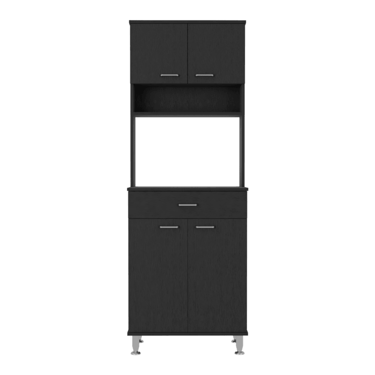 Alacena Bagan, Wengue, con Un Cajón Organizador ZF - VIRTUAL MUEBLES