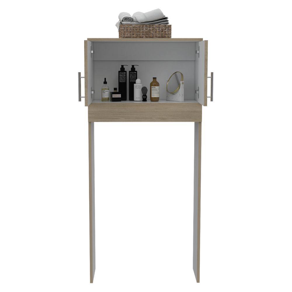 Gabinete de Baño Aqua color Beige y Blanco.