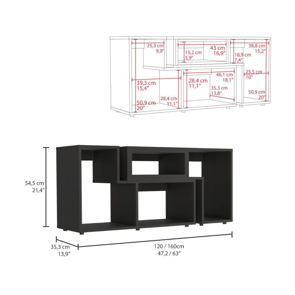 Mesa para TV Ascher color Wengue para Sala.