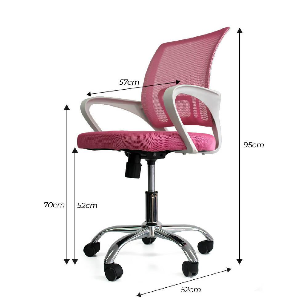 Silla Oficina Tok - 3310 Rosada - VIRTUAL MUEBLES