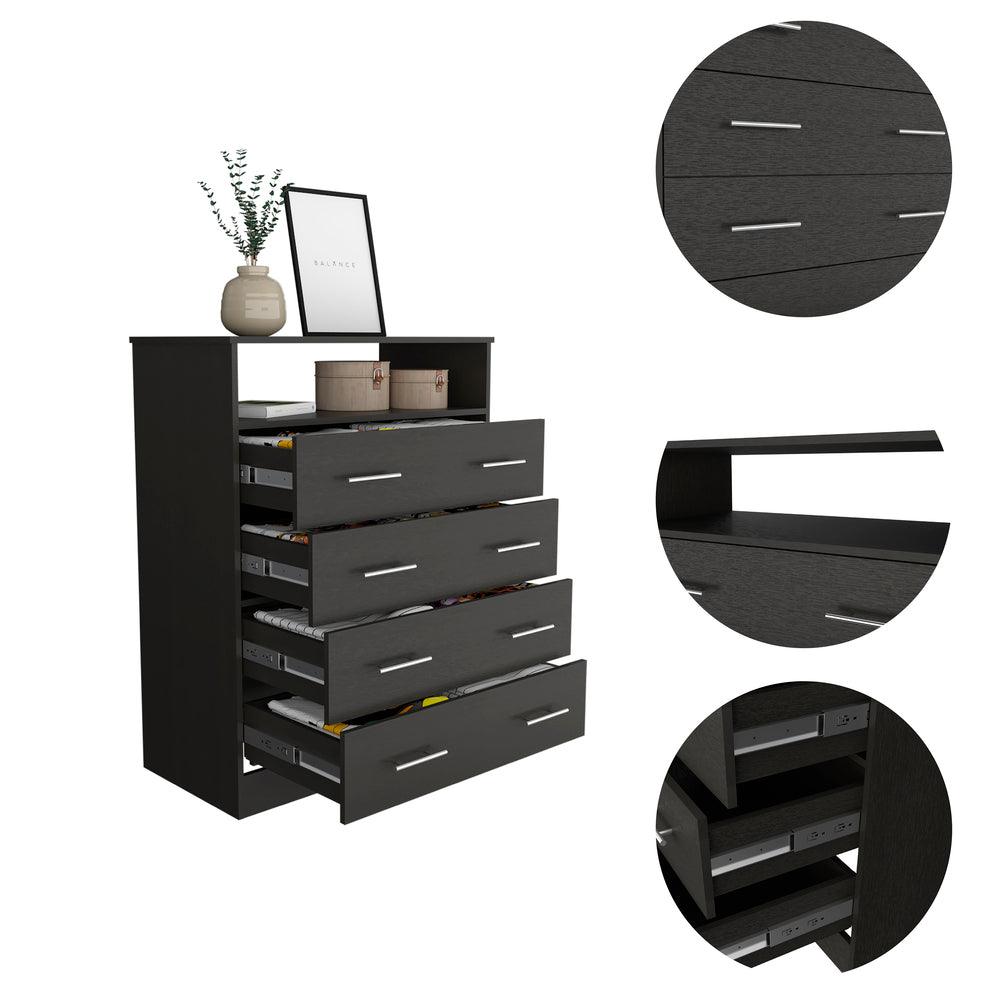 Organizador Barlovento, Wengue, con Cuatro Cajones Organizadores ZF - VIRTUAL MUEBLES