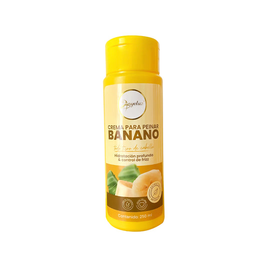 CREMA PARA PEINAR CON BANANO