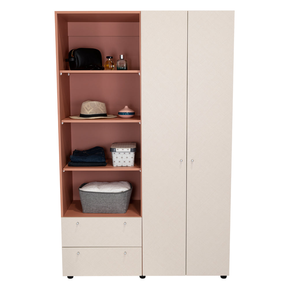 Closet Mokat, Arupo y Toquilla, con dos puertas abatibles