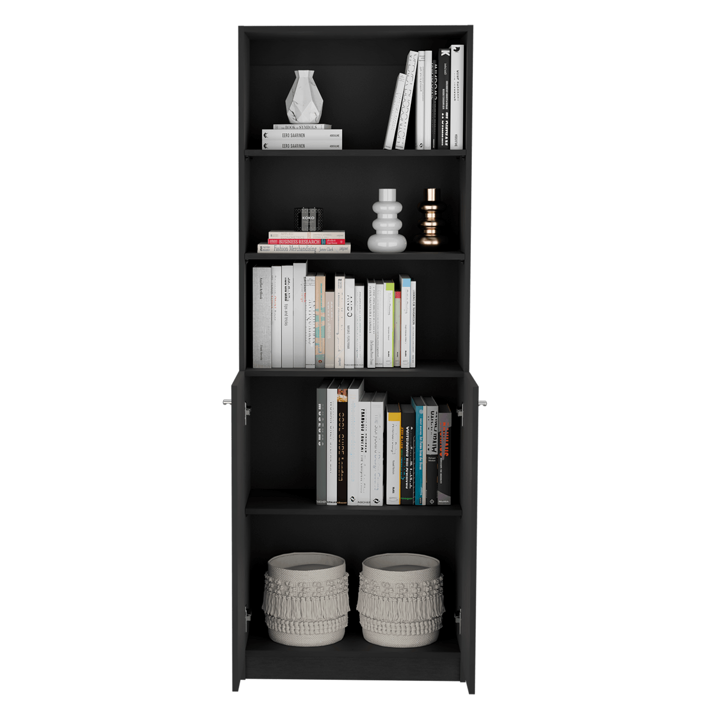 Combo de Bibliotecas Home, Wengue, Incluye Cuatro Bibliotecas. - VIRTUAL MUEBLES