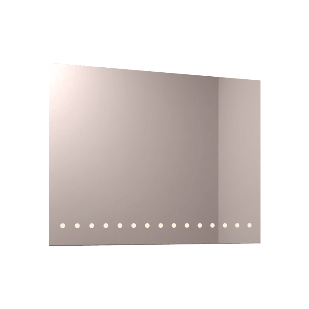 Espejo Rectangular Osiris color Gris para Sala o Baño.