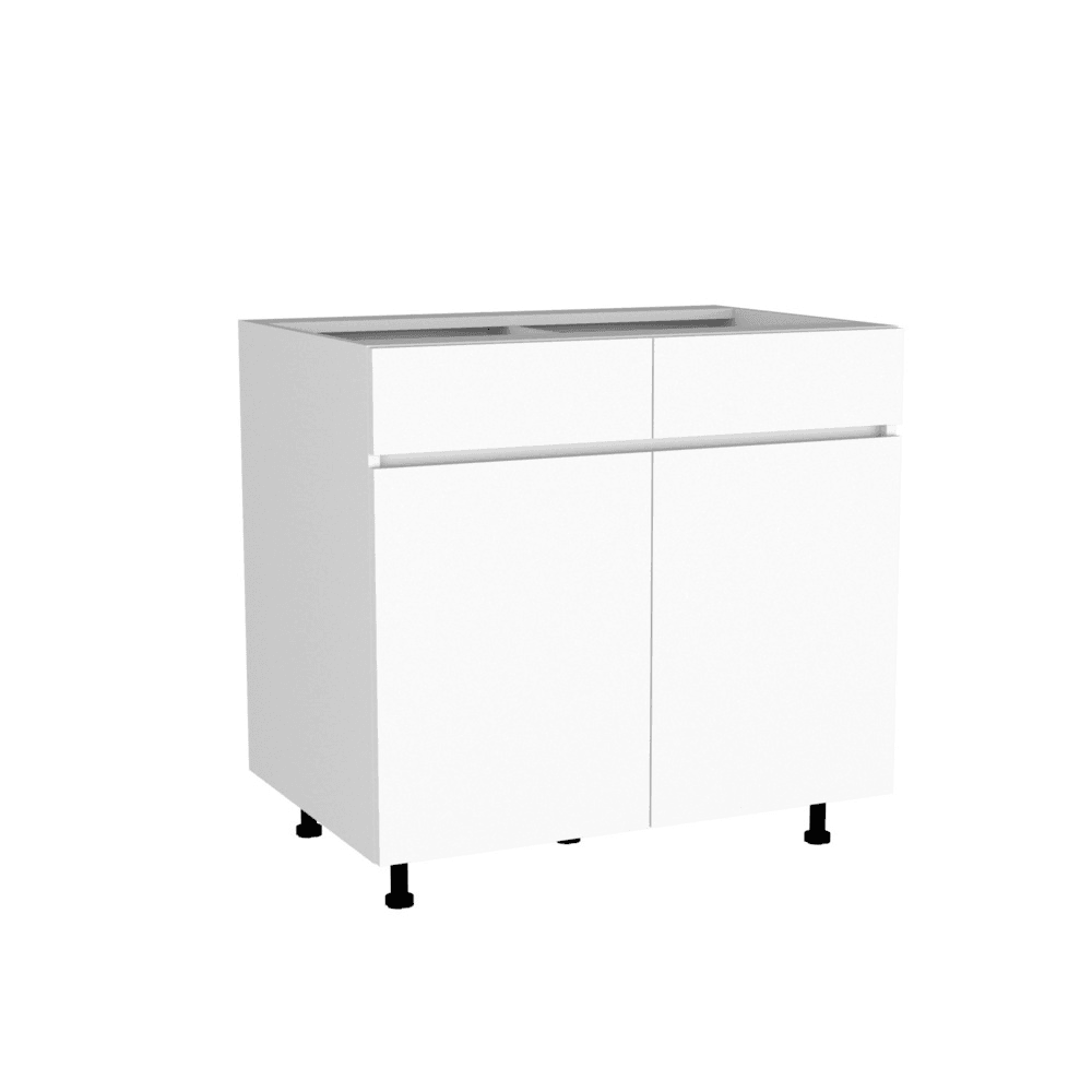 Gabinete Inferior Bosso color Blanco Perla para Cocina.