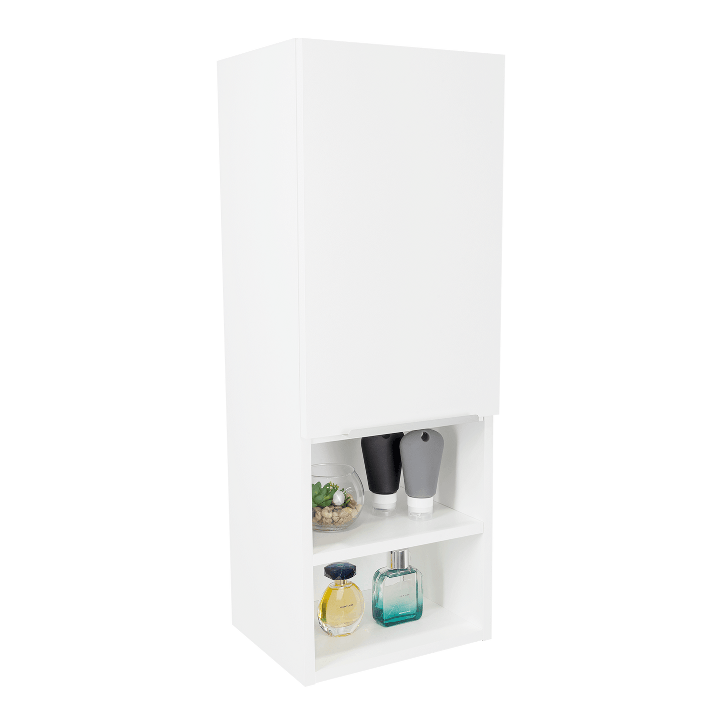 Gabinete Para Baño Real, Blanco, con Tres Entrepaños ZF - VIRTUAL MUEBLES