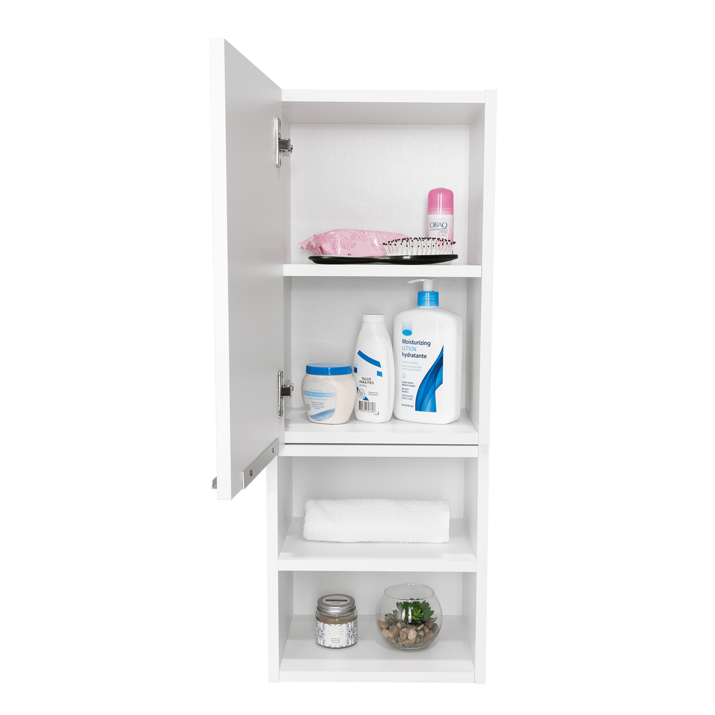 Gabinete de Baño Ciro, Blanco, con Amplio Espacio Para Guardar Objetos de Aseo Persona - VIRTUAL MUEBLES