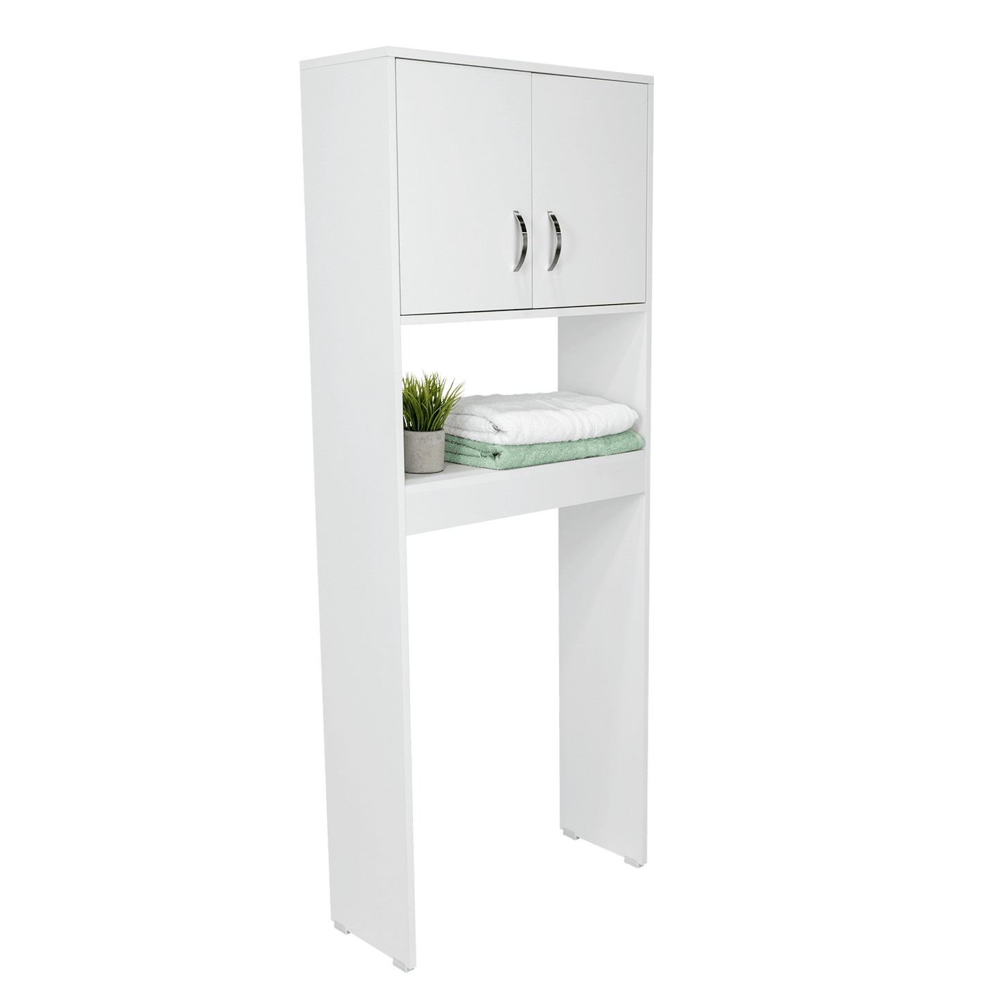 Gabinete de Baño Apolis, Blanco, Ideal Para Ahorrar Espacio - VIRTUAL MUEBLES