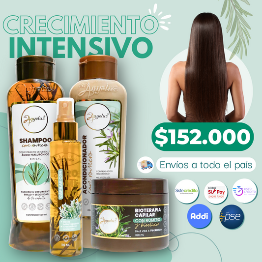 PROMOCION KIT ANYELUZ (SHAMPOO +ACONDICIONADOR+ POTENCIALIZADOR+ BIOTERAPIA) PRECIO 152.000