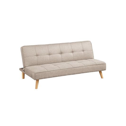 Sofá Cama Galet, Beige, sillón reclinable 3 puestos