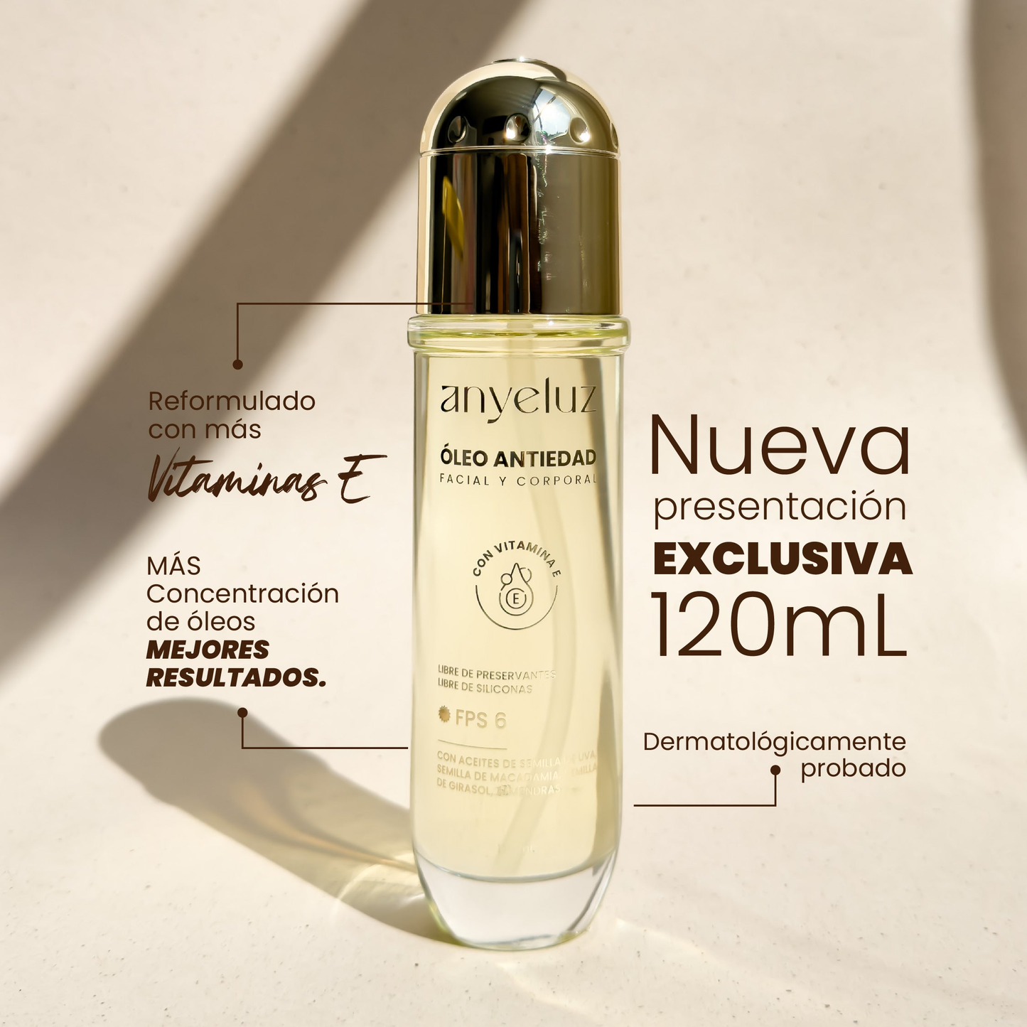 OLEO ANTIEDAD FACIAL Y CORPORAL X 120ML
