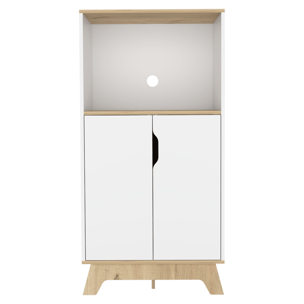 Mueble Auxiliar Lirio, Zabedra, con Espacio Para Microondas ZF - VIRTUAL MUEBLES