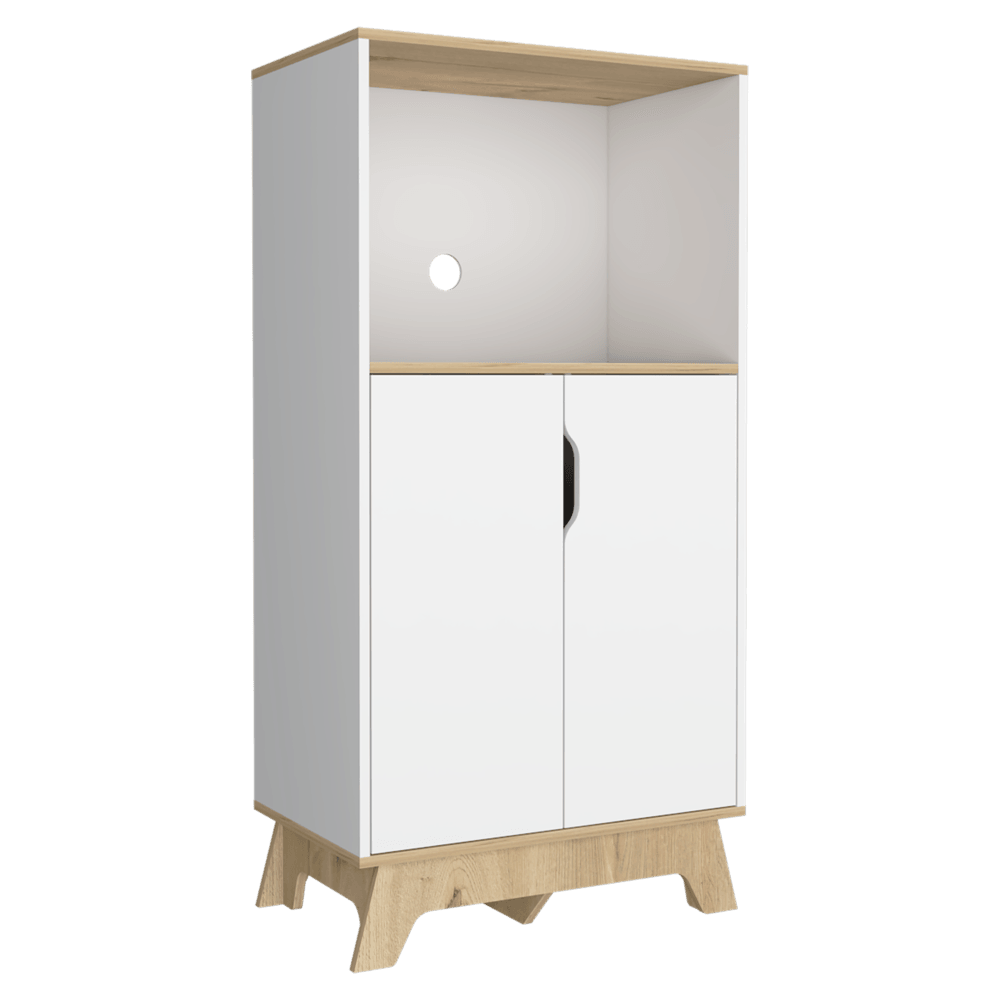 Mueble Auxiliar Lirio, Zabedra, con Espacio Para Microondas ZF - VIRTUAL MUEBLES