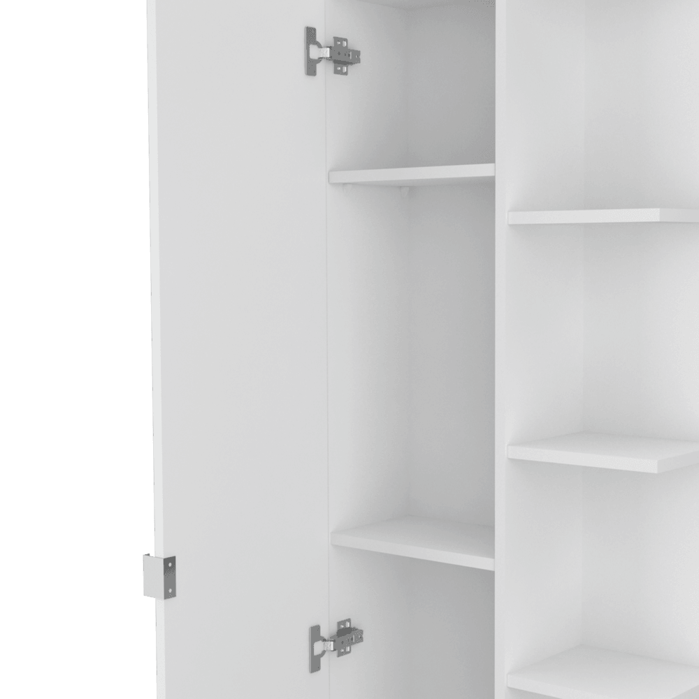 Estantería de Baño Mulán, Blanco, con Cinco Entrepaños ZF - VIRTUAL MUEBLES