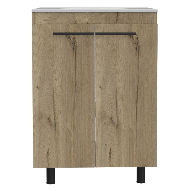 Mueble Lavamos Anney color Café claro para Baño.