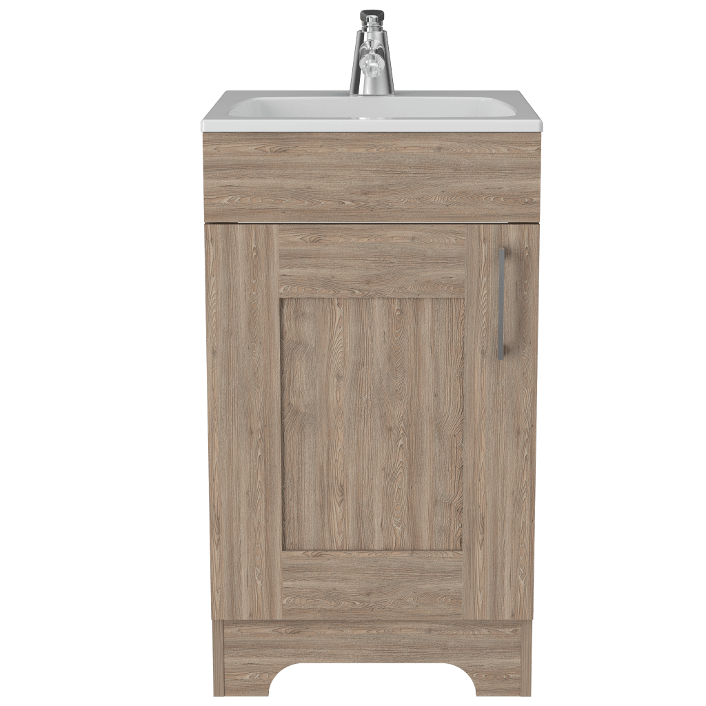 Mueble Lavamanos Apolis color Miel Para Baño.