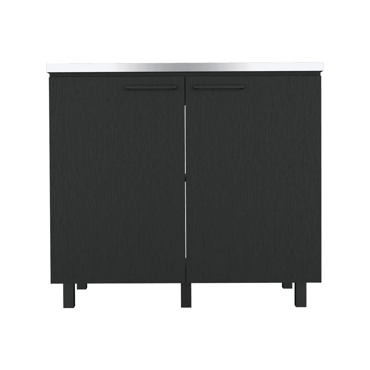 Gabinete Inferior Cantabria, Wengue, Ideal Para Espacio Reducidos ZF - VIRTUAL MUEBLES