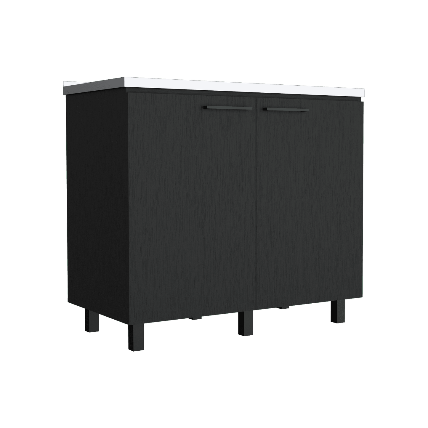 Gabinete Inferior Cantabria, Wengue, Ideal Para Espacio Reducidos ZF - VIRTUAL MUEBLES