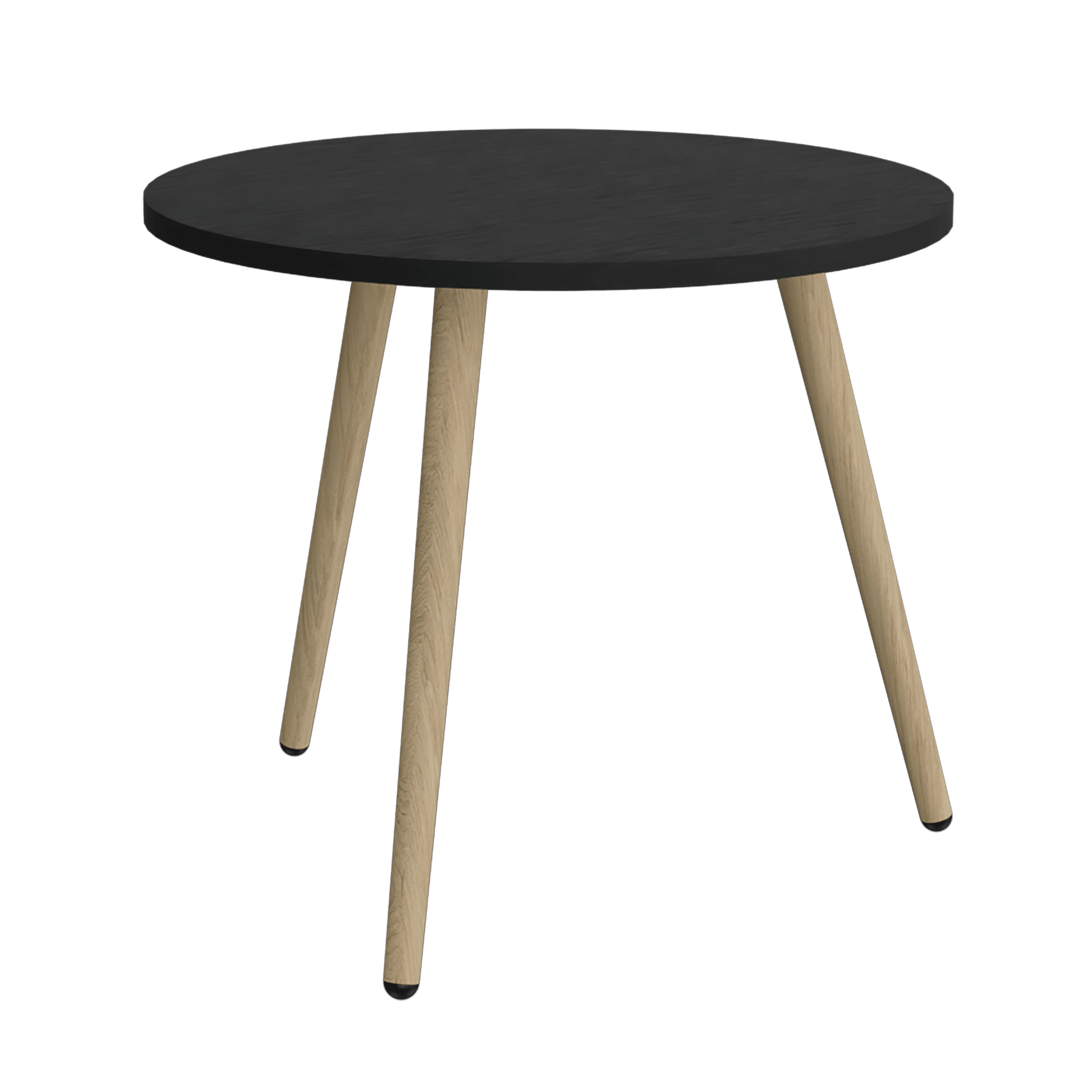 Mesa de Centro, Zohi, Wengue, con Diseño Redondo - VIRTUAL MUEBLES