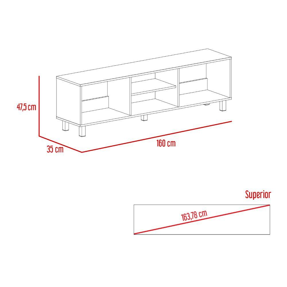 Mesa para TV Tunez color Blanco Duqueza para Sala.