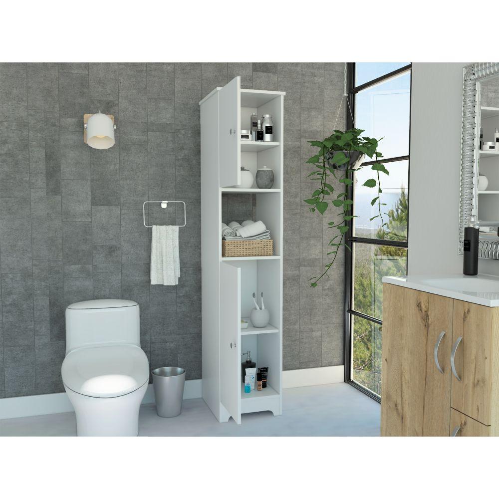 Mueble Auxiliar de Baño Ibis color Blanco para Baño.