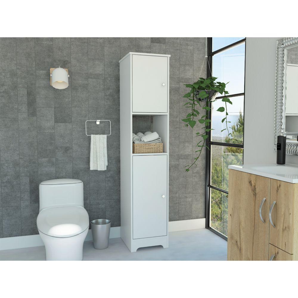 Mueble Auxiliar de Baño Ibis color Blanco para Baño.