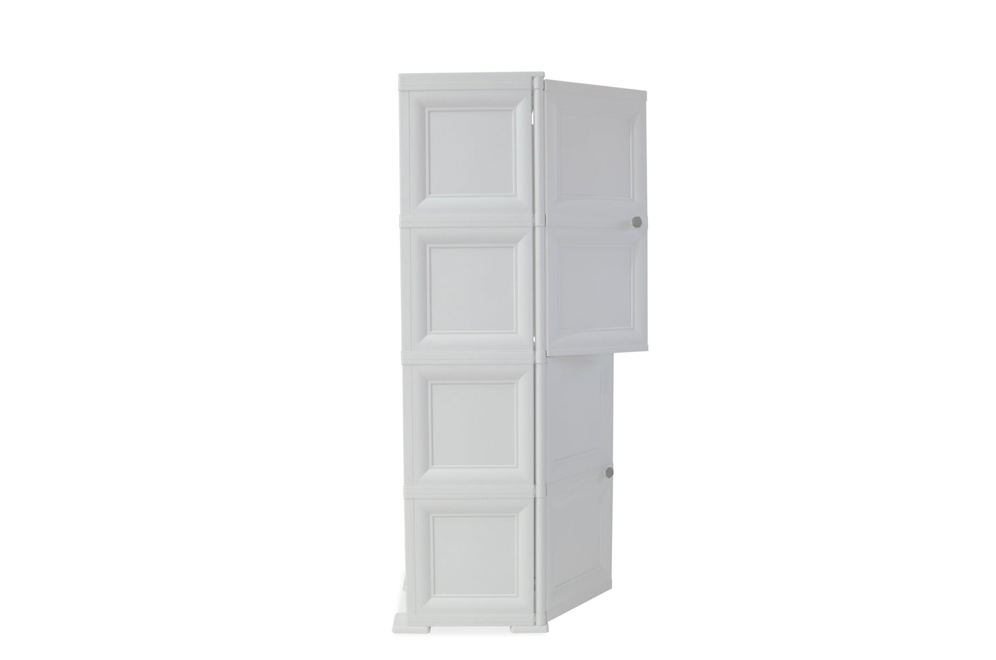 Mueble Organizador Elegance Liso Da Vinci color Blanco Perla para Habitación.