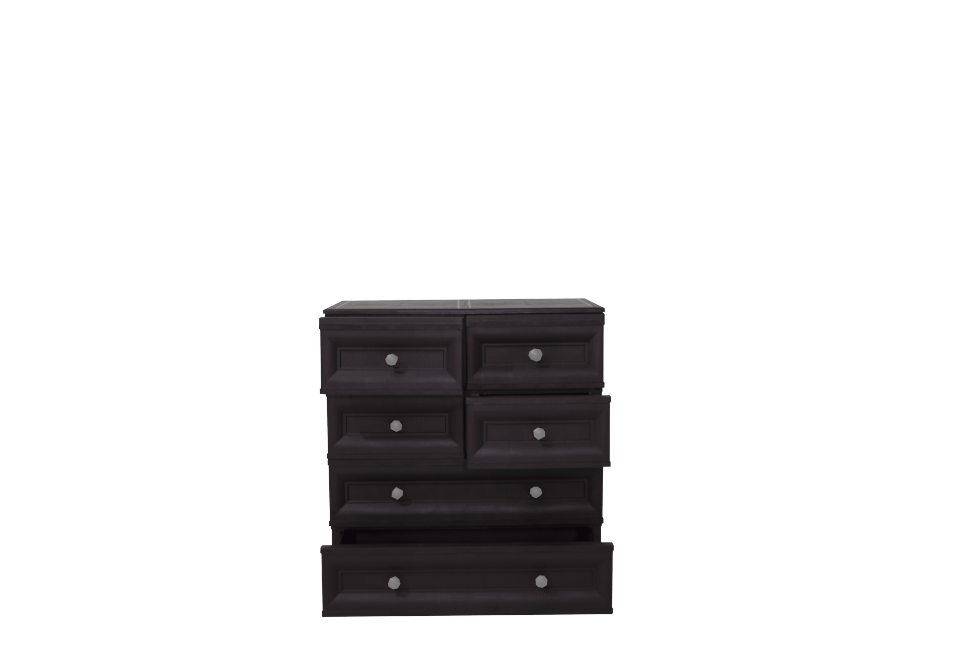 Mueble Organizador Elegance Dali color Wengue para Habitación.