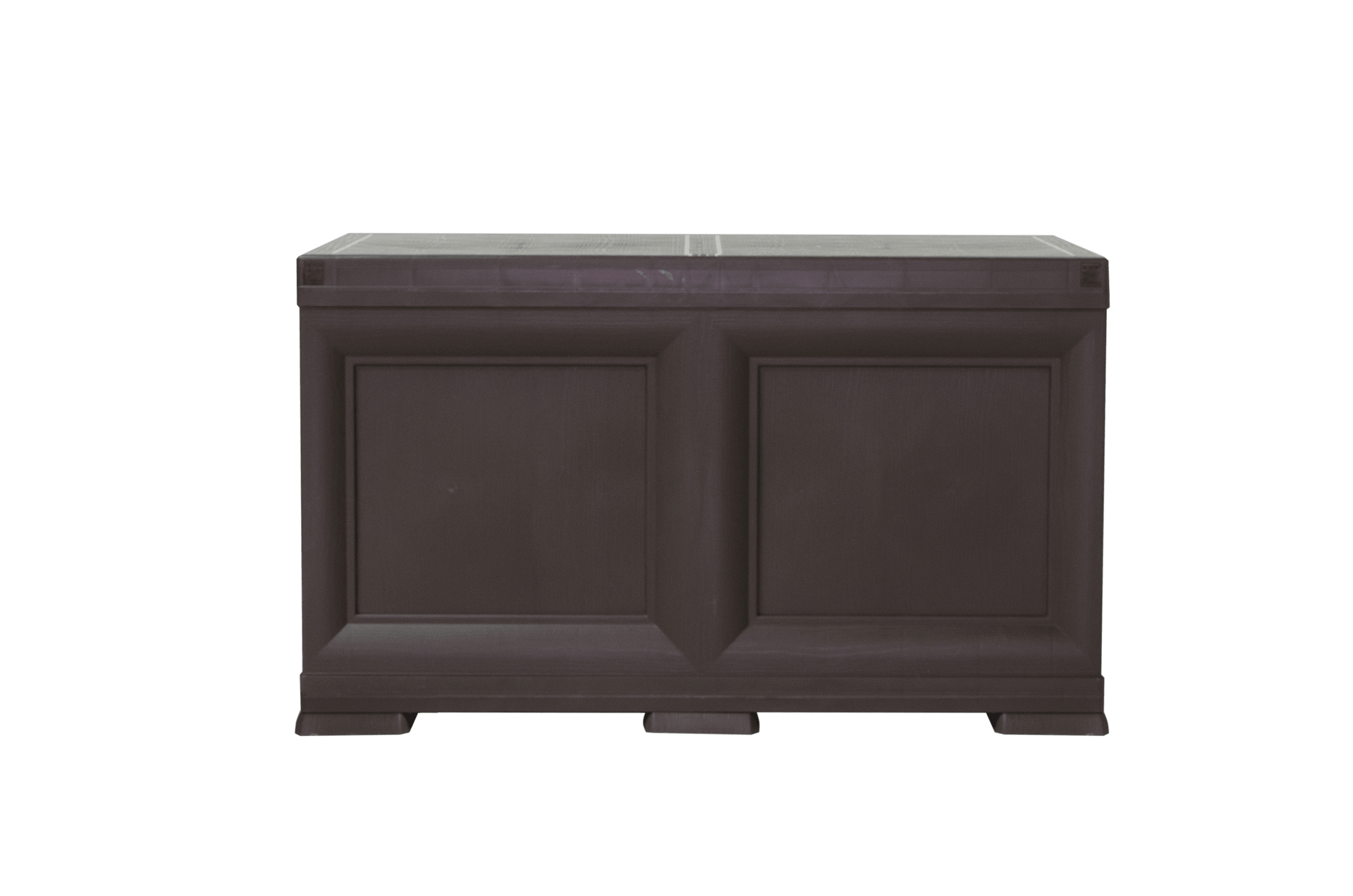 Mueble Organizador Elegance Liso Goya color Wengue para Habitación.