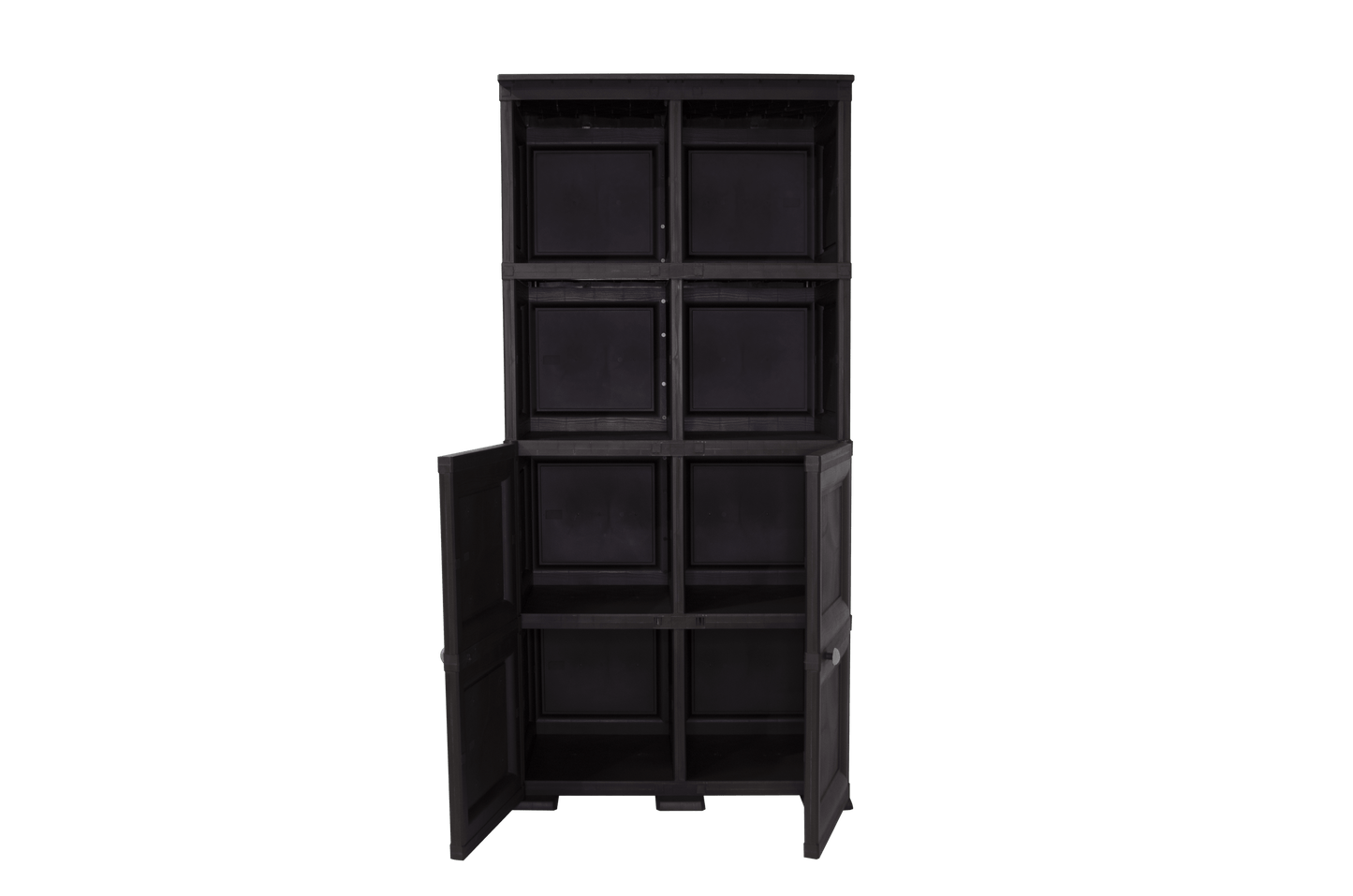 Mueble Organizador Elegance Liso Monet color Wengue para Habitación.