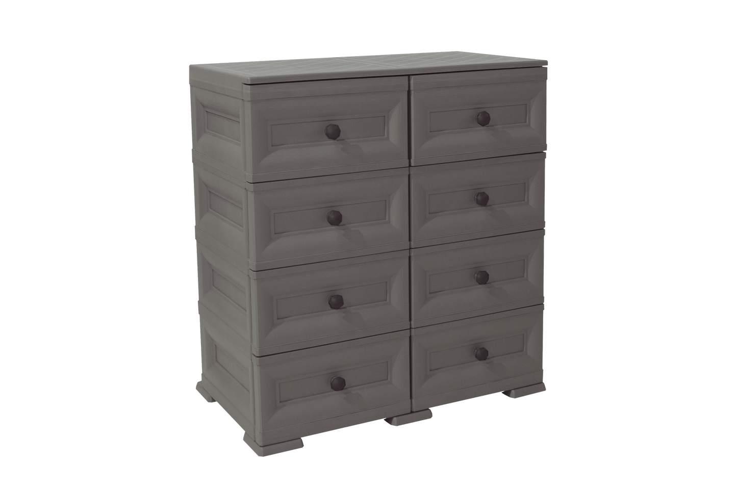 Mueble Organizador Elegance Van Gogh color Cocoa para Habitación.