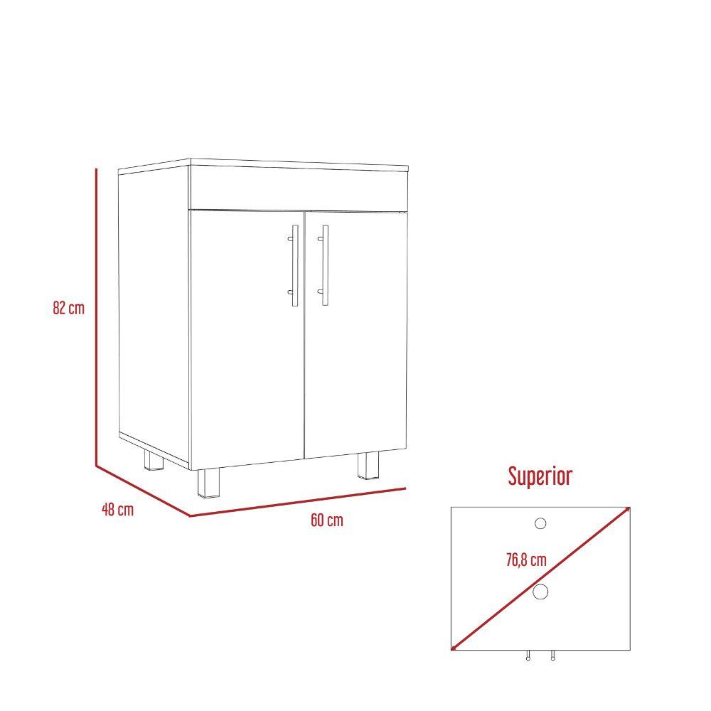Mueble Lavamanos Sorrent color Beige para Baño.