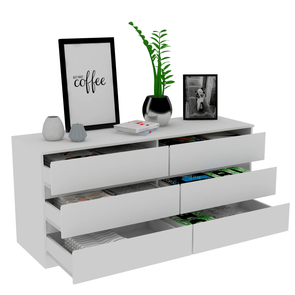 Organizador Asteria color Blanco Vainilla Para Sala.