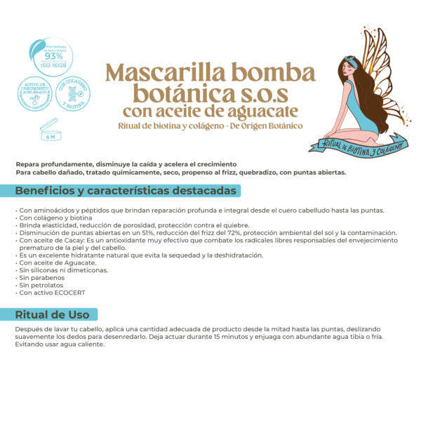 MASCARILLA BOMBA BOTANICA SOS 400ML