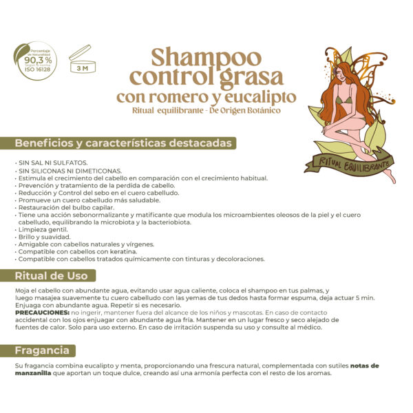 SHAMPOO CONTROL GRASA DE ROMERO