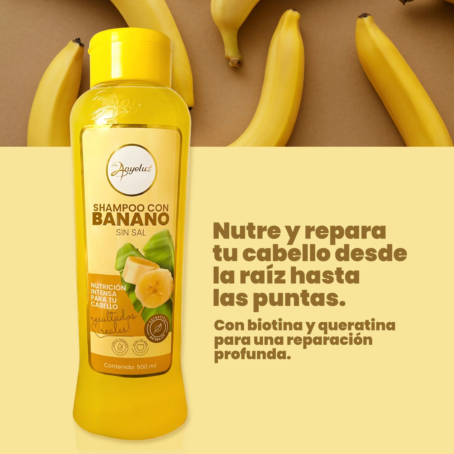 SHAMPOO CON BANANO